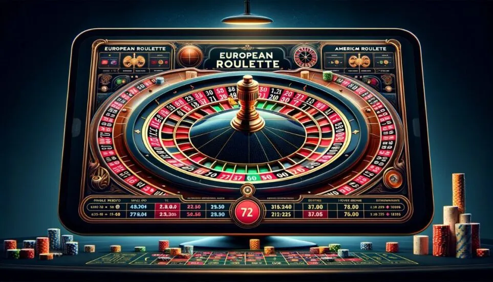 Roulette rules — European roulette wheel in play