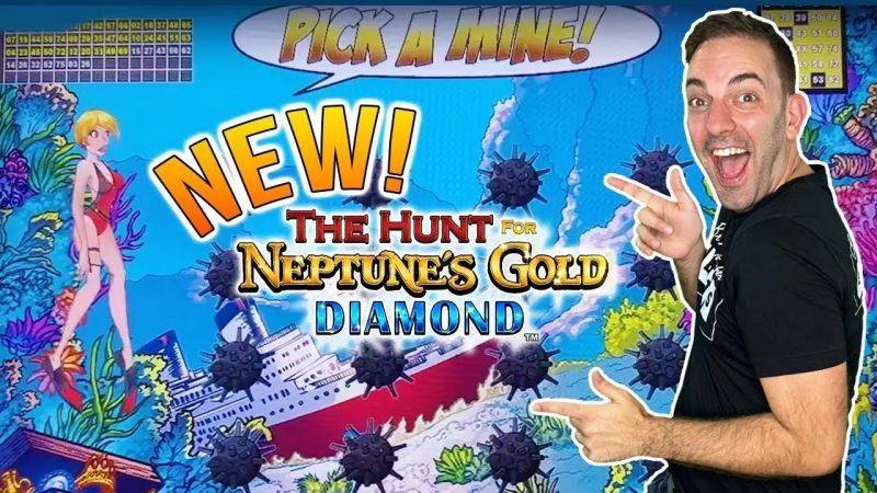Caça ao Ouro de Netuno Edição Diamante slot VGT no Hard Rock Tulsa
