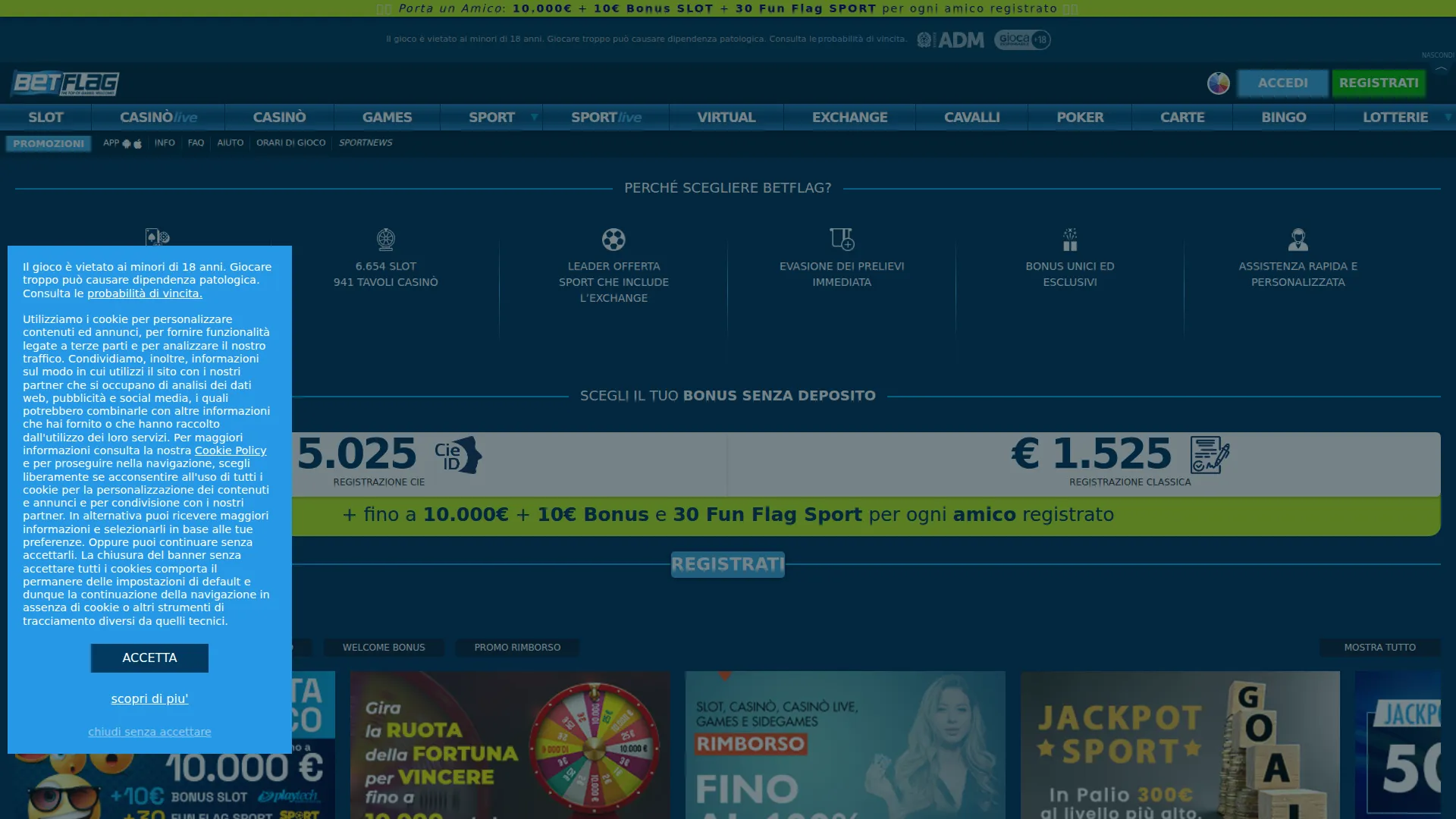BetFlag Homepage