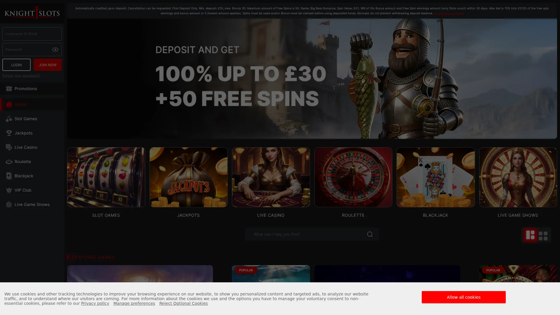 KnightSlots Casino
